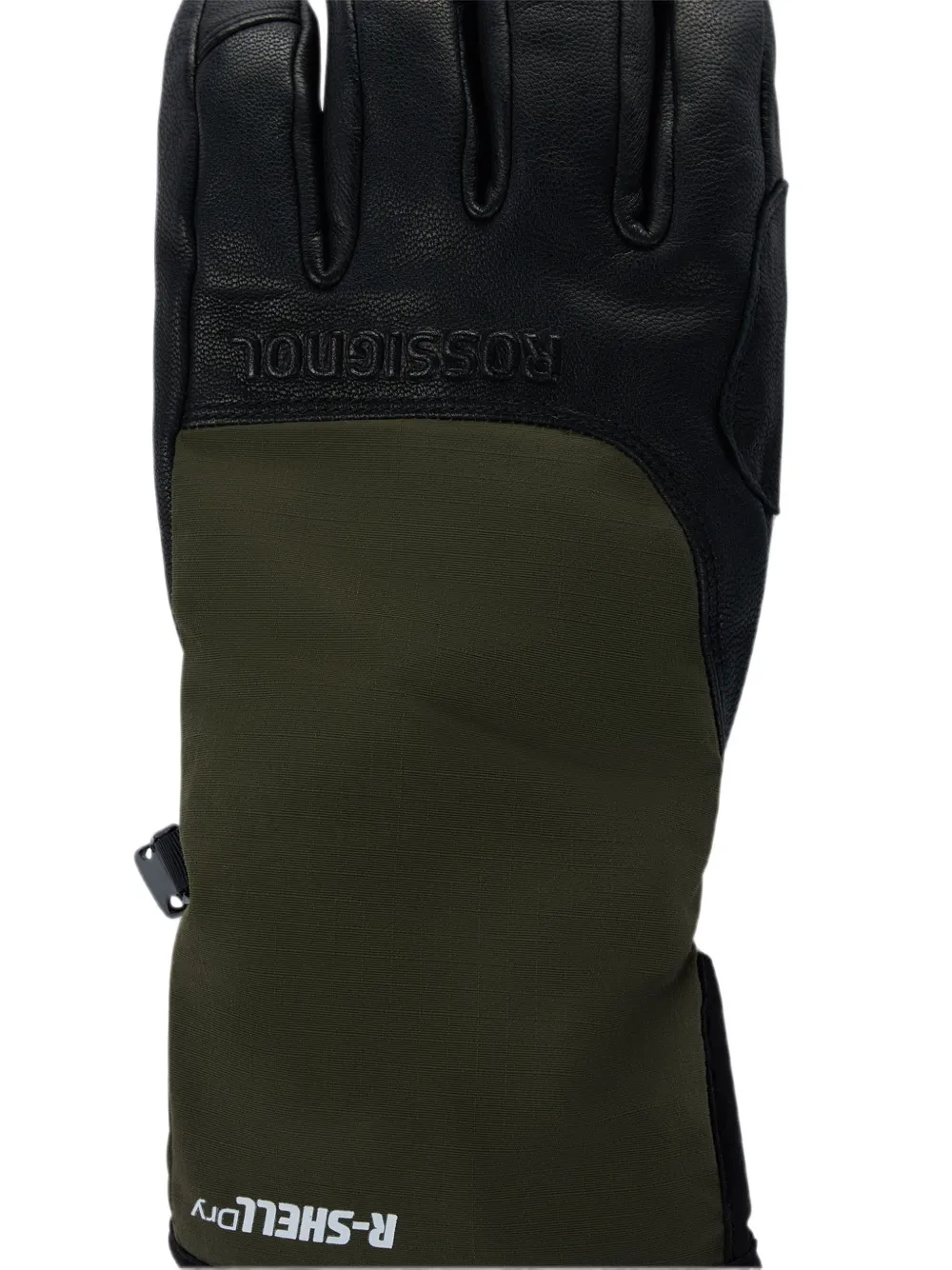 Rossignol Handschoenen met klittenband en logo-reliëf Zwart