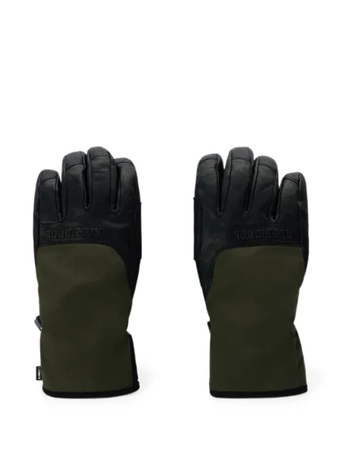 Rossignol logo-embossed touch-strap gloves