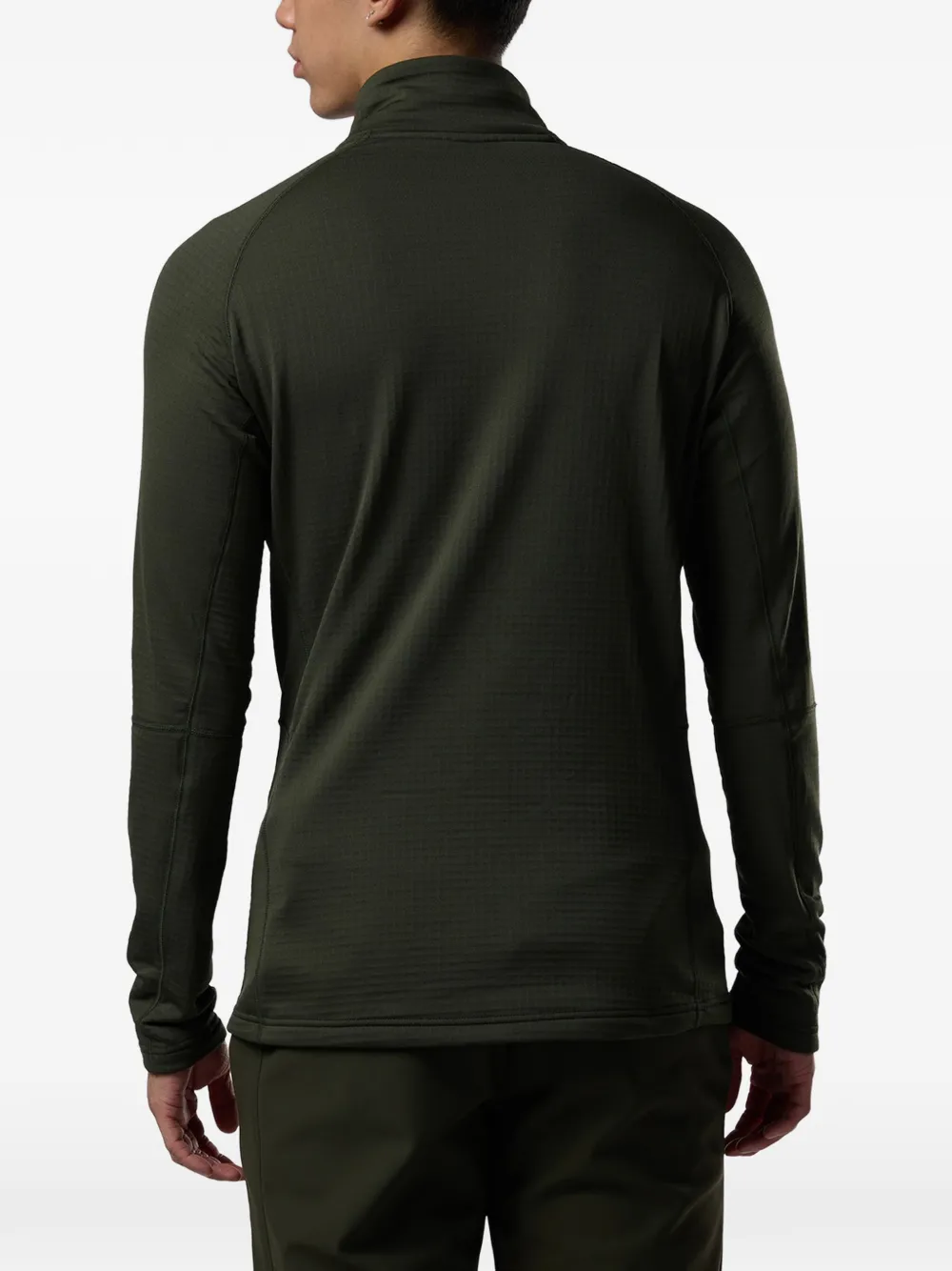 Rossignol Blackside fleece top met halve rits Groen