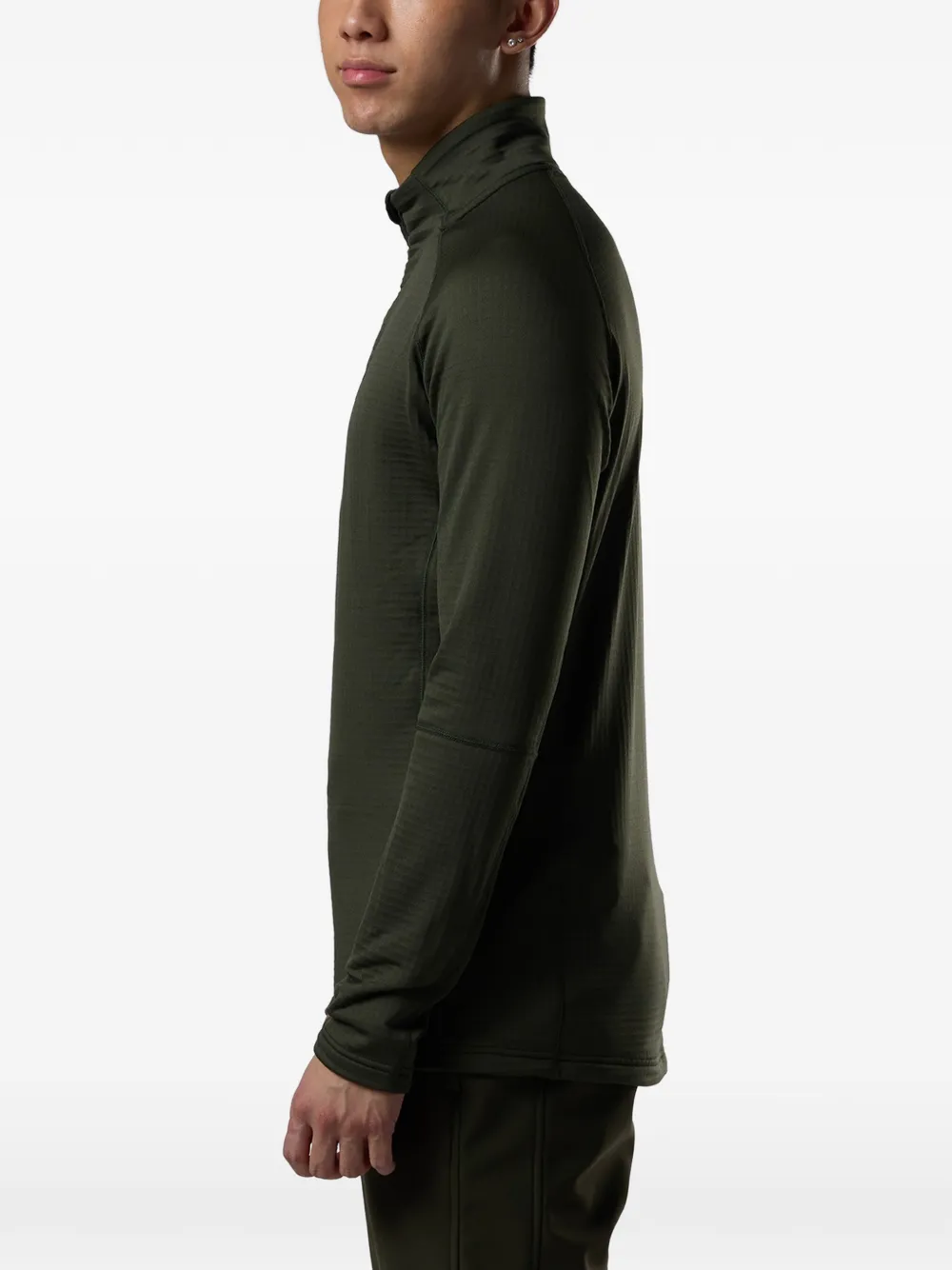 Rossignol Blackside fleece top met halve rits Groen