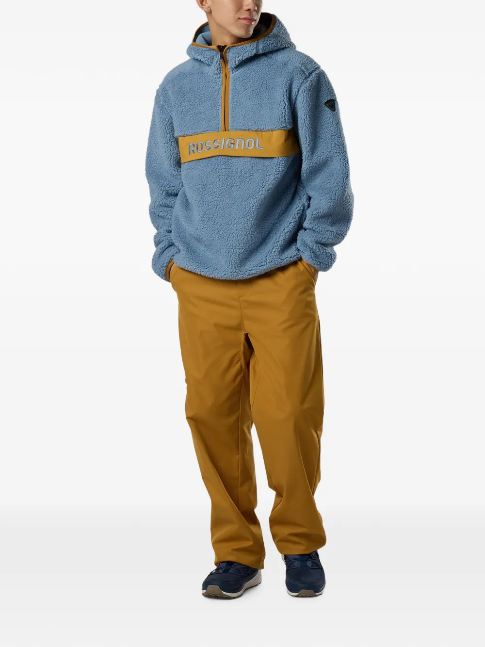 Rossignol Alltrack fleece hoodie Blauw