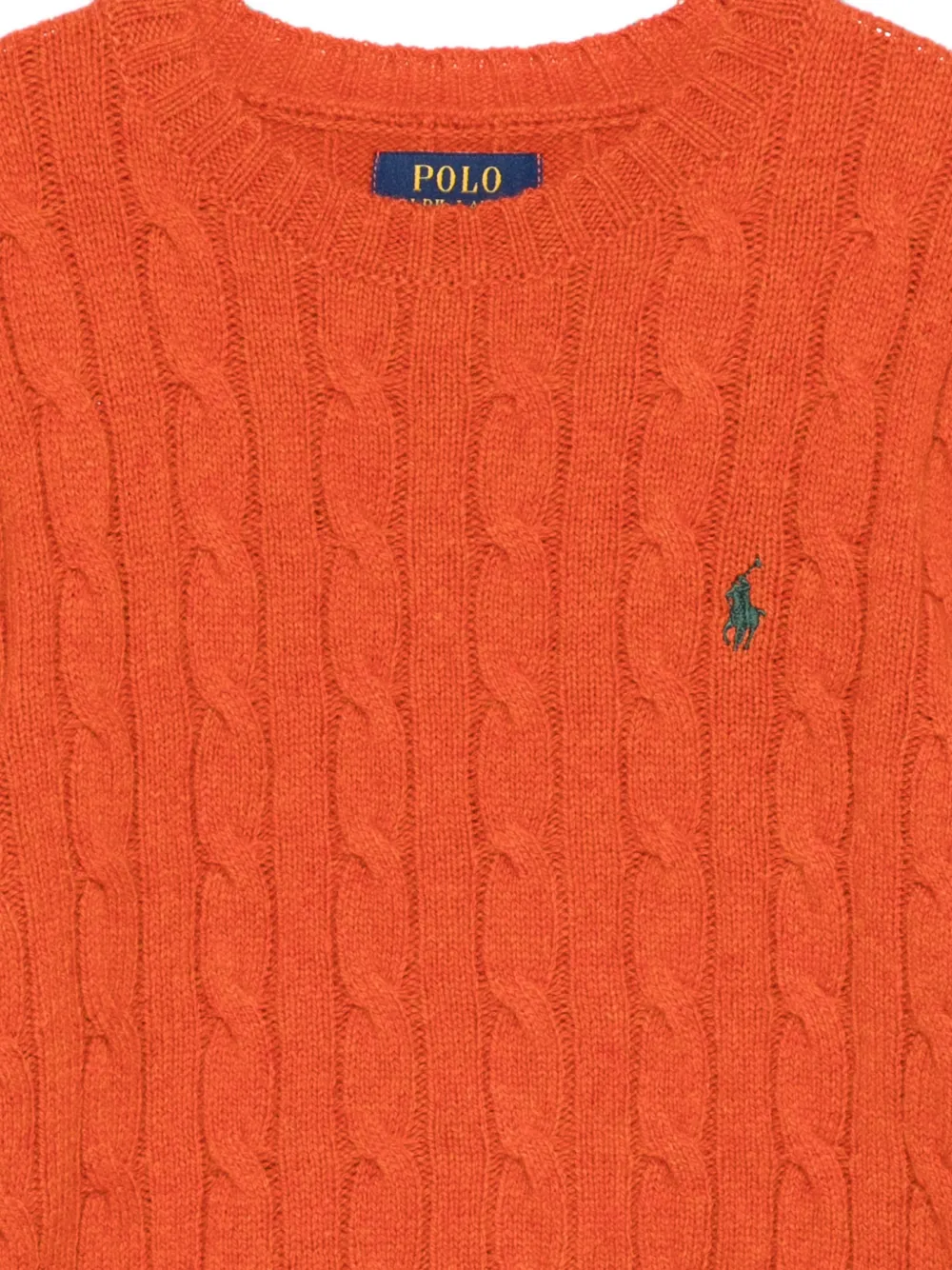 POLO RALPH LAUREN KIDS Trui met geborduurd logo Oranje