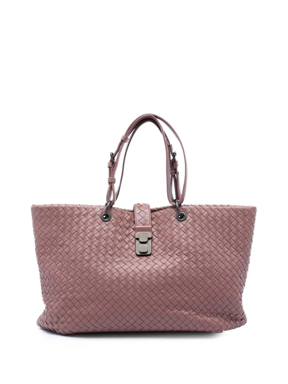 Bottega Veneta Pre-Owned 2012-2026 Medium Nappa Intrecciato Capri tote bag - Pink