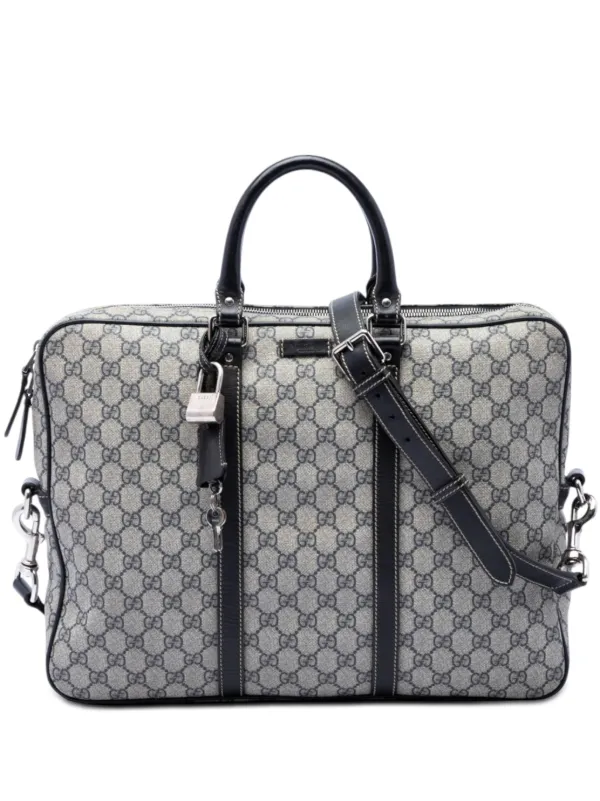 Gucci Pre-Owned 2016-2026 GGスプリーム ビジネスバッグ