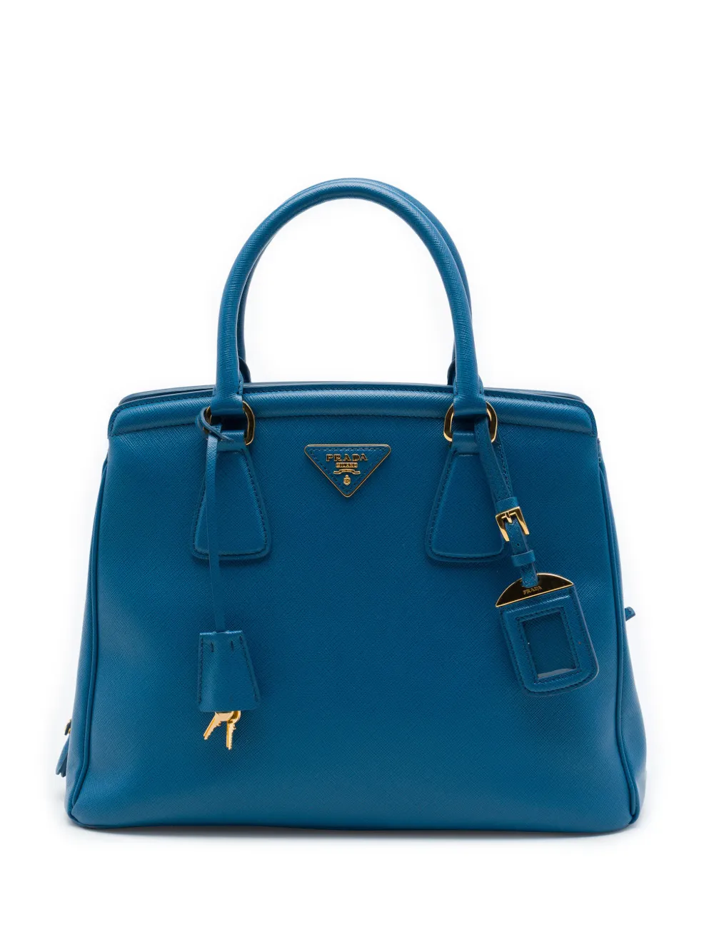 Prada Pre-Owned 2021-2026 Saffiano Lux Parabole tote bag - Blue