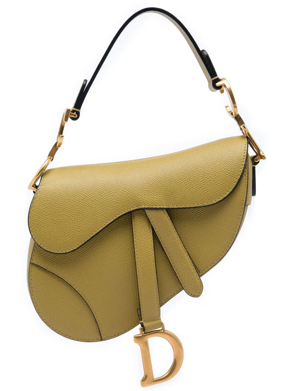 Christian Dior Pre-Owned 2019 mini Satchel-Tasche aus gekörntem Kalbsleder - Grün