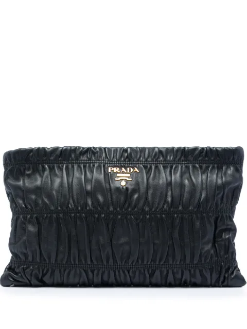 Prada Pre-Owned bolso de mano Gaufre de piel de napa 2010-2026