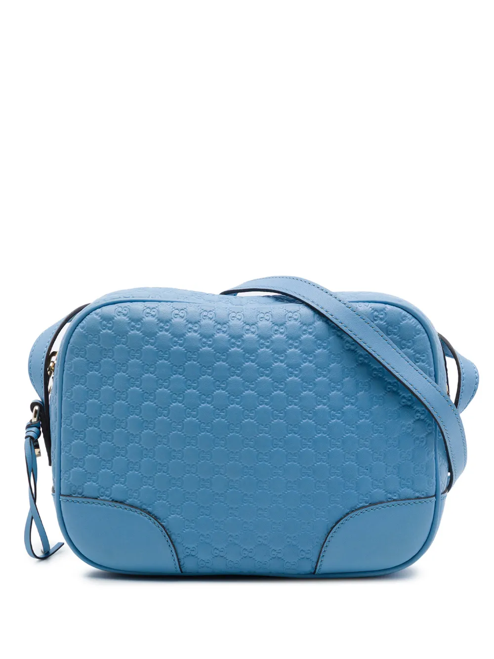 Gucci Pre-Owned Borsa a tracolla Bree in pelle Microguccissima 2016-2026 - Blu
