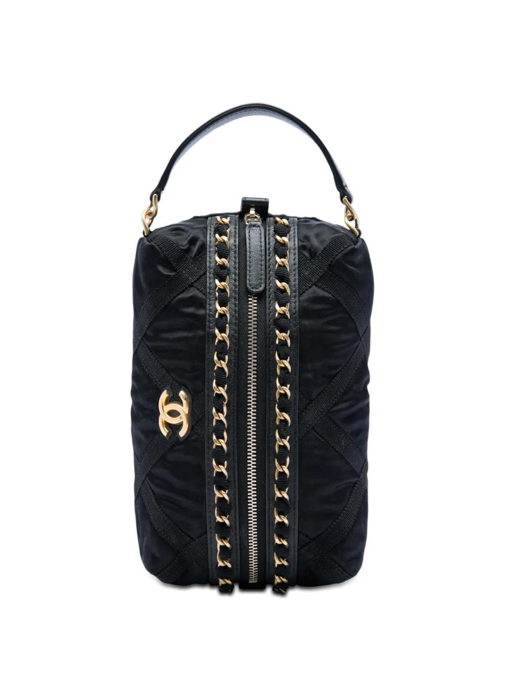 CHANEL Pre-Owned Pouch Lifestyle in nylon e grosgrain 2021 - Nero