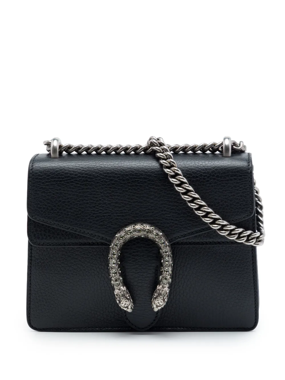 Gucci Pre-Owned Borsa a tracolla Dionysus mini in pelle di vitello 2016-2026 - Nero