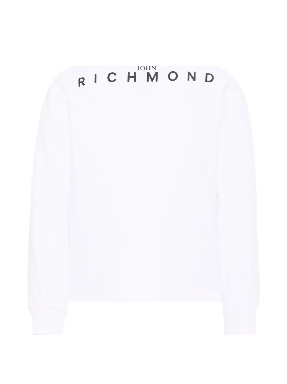 John Richmond Junior Poloshirt met logoprint Wit