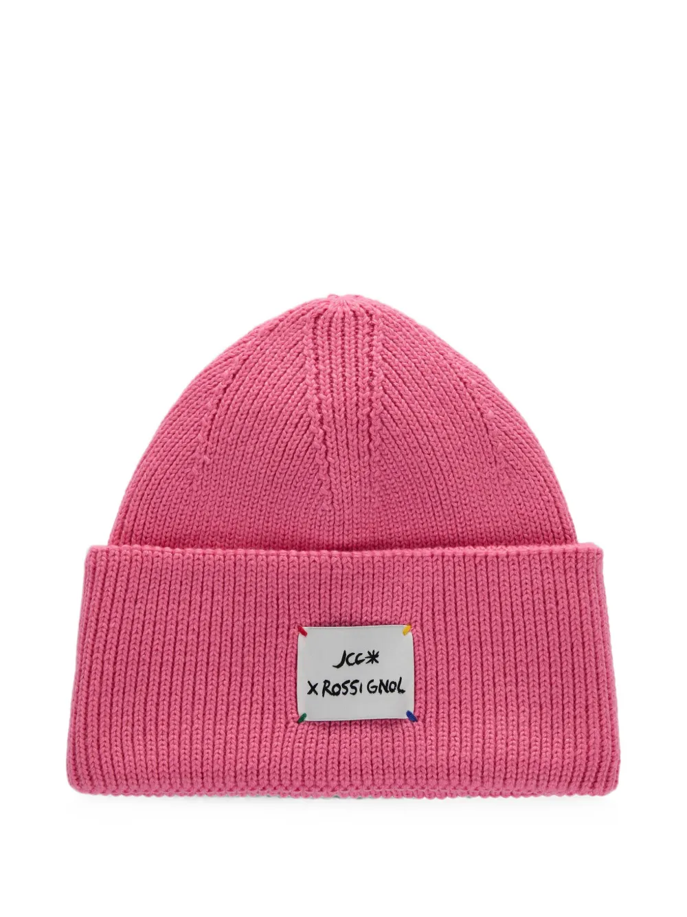Rossignol JCC muts met logo-patch Roze