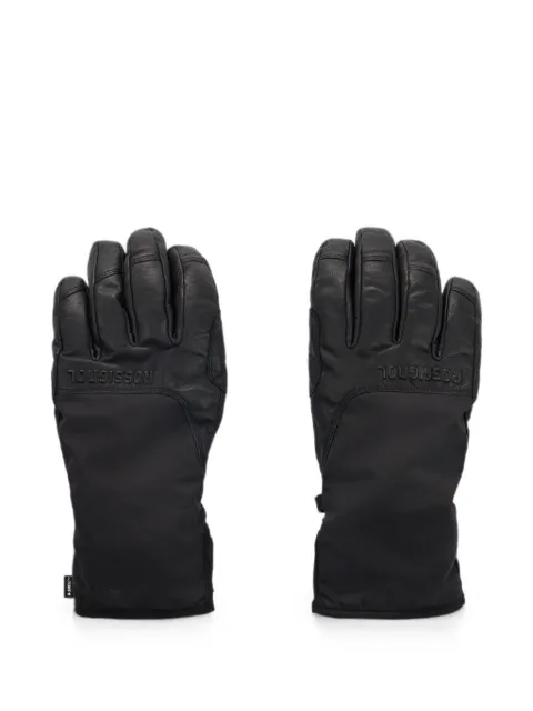 Rossignol logo-embossed touch-strap gloves
