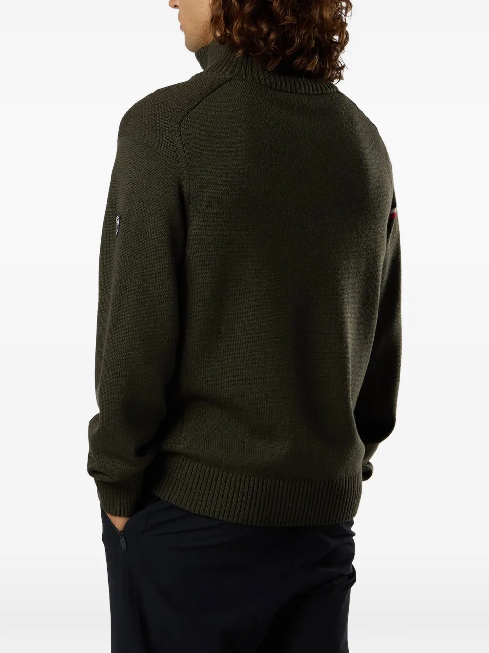 Rossignol half-zip wool sweater Groen
