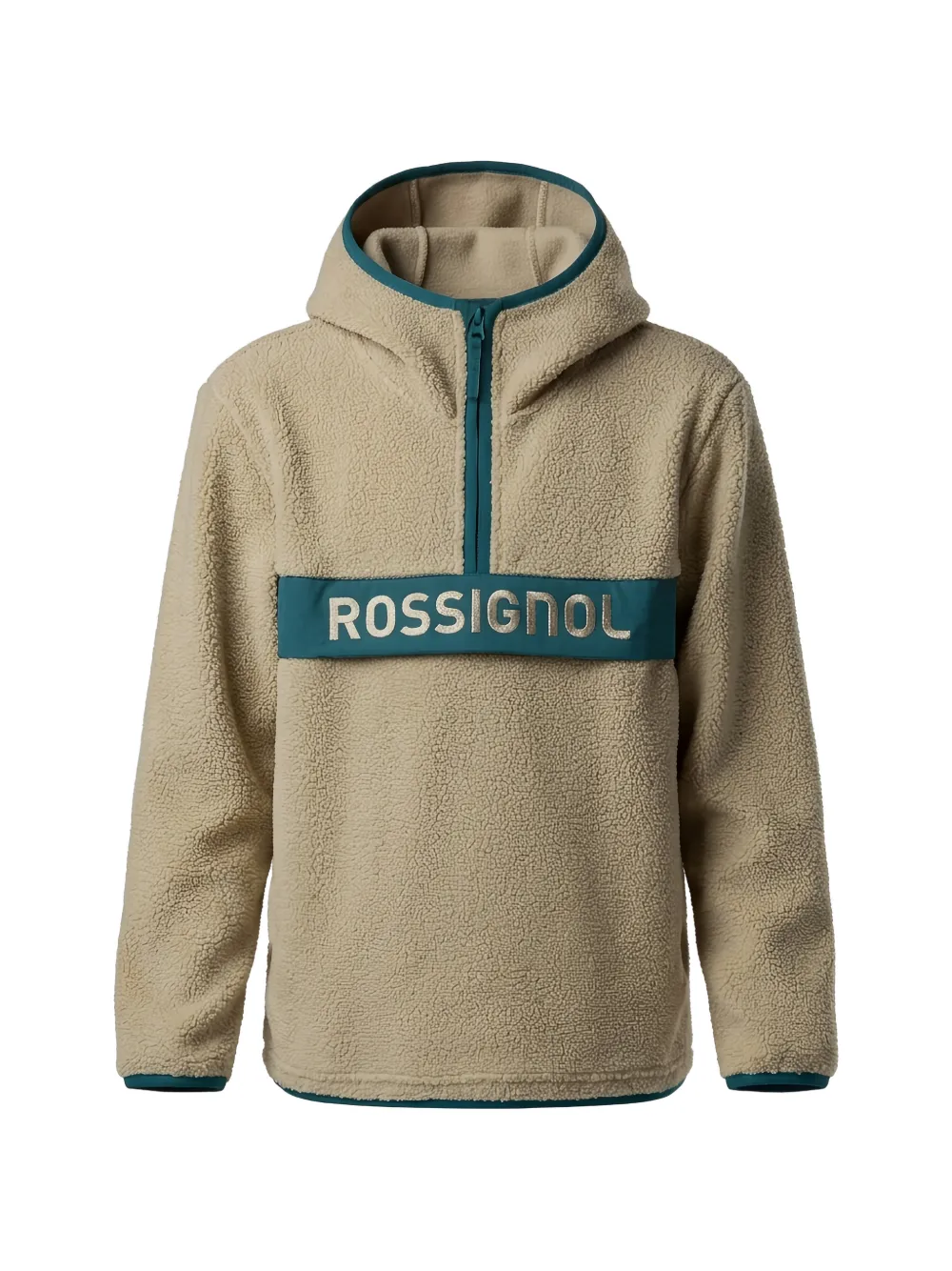 Rossignol Kids Alltrack logo-patch fleece hoodie - Tons neutres