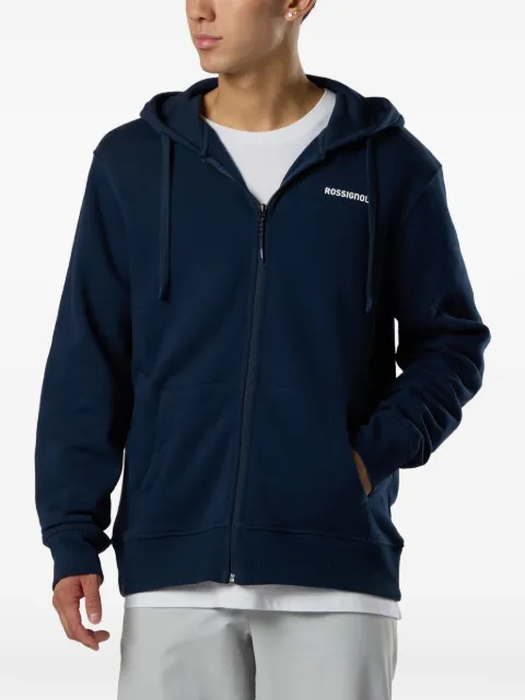 Rossignol logo-print zip-up hoodie