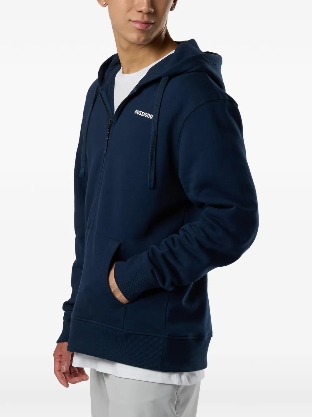 Rossignol Hoodie met logoprint en rits Blauw