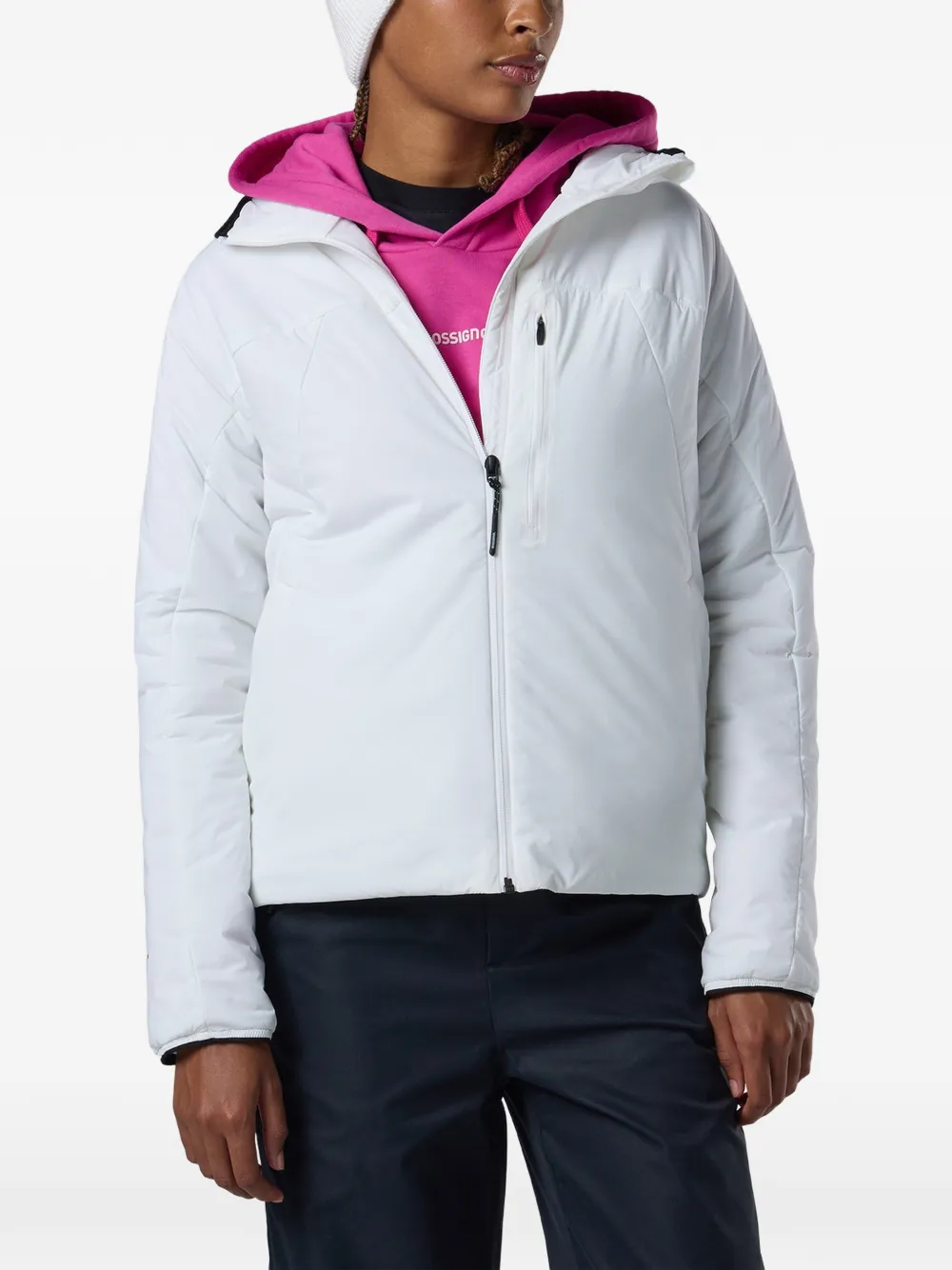 Rossignol Opside jack met capuchon Wit