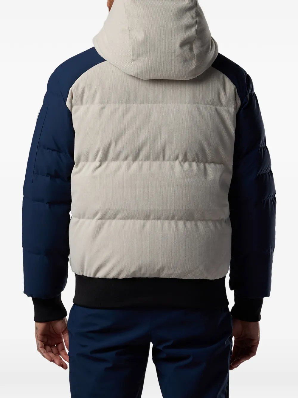 Rossignol Resort ribfluwelen donsbomber-ski-jack Beige
