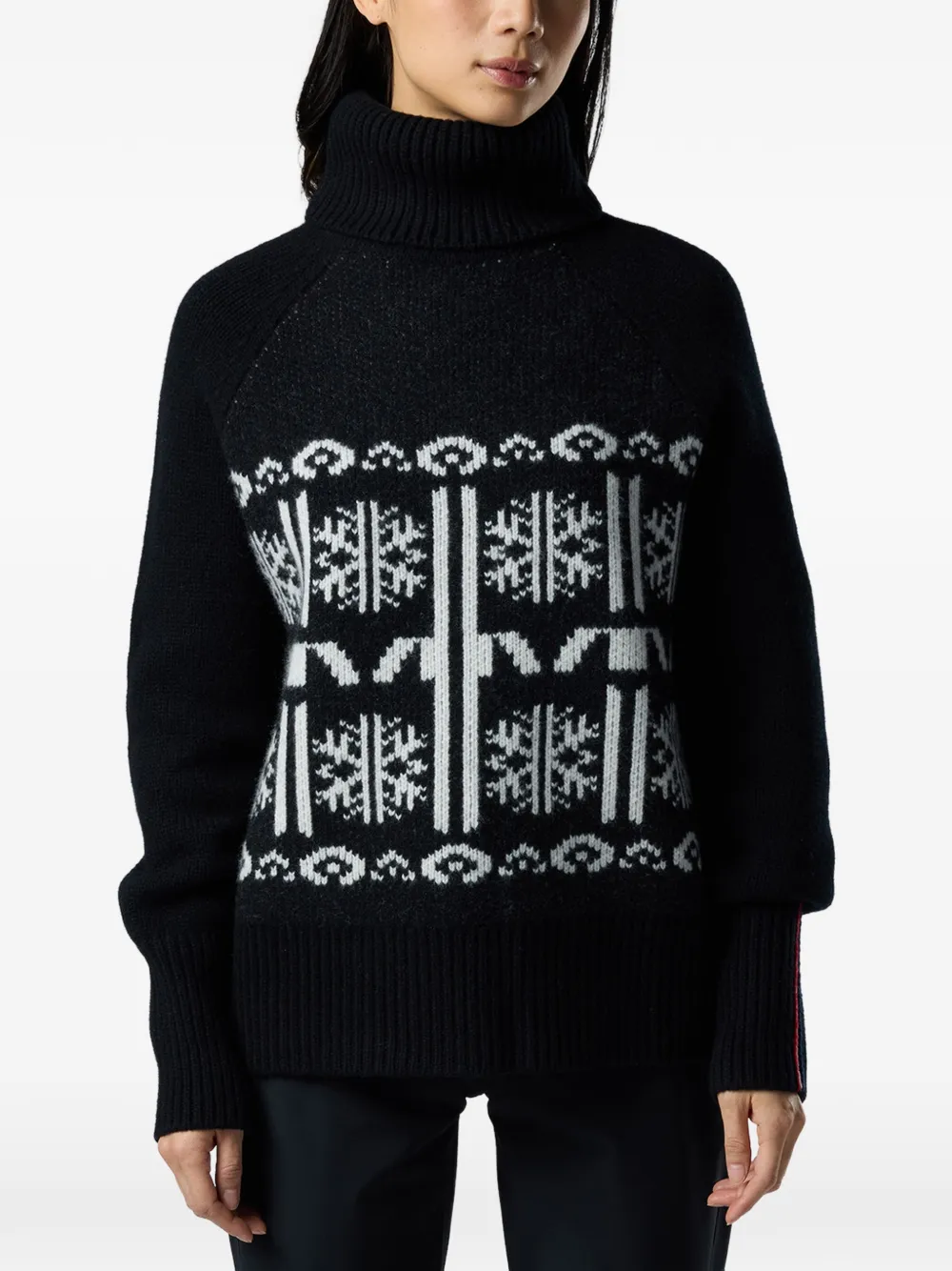Rossignol Gemusterter Pullover - Schwarz
