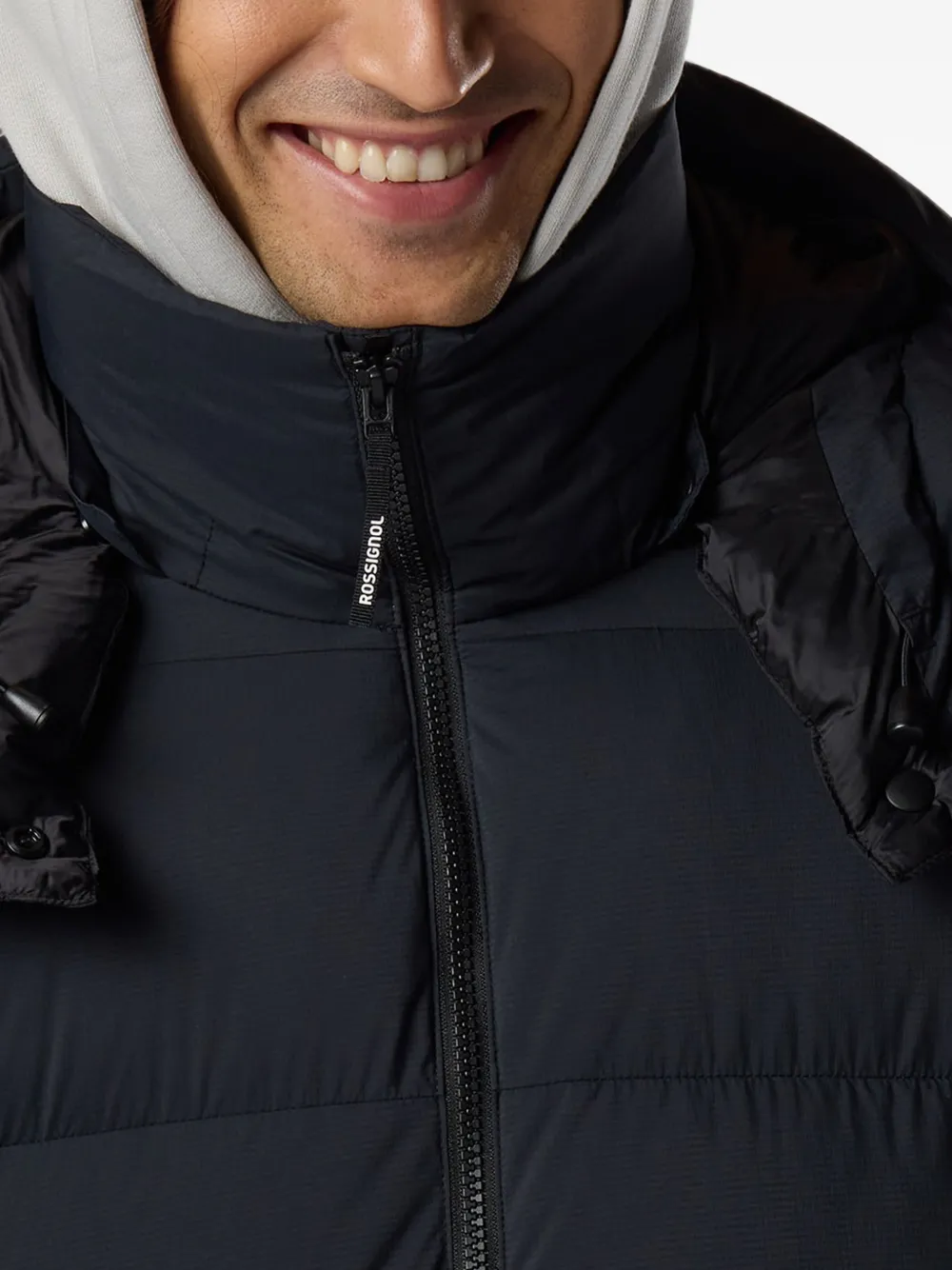Rossignol Abel donsjack met capuchon Zwart