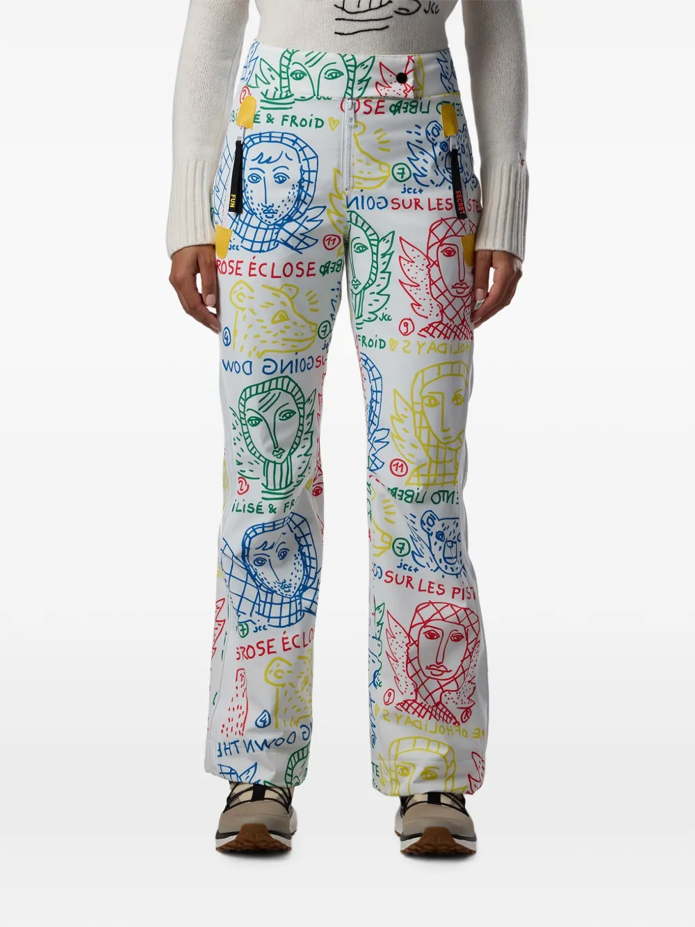 Rossignol JCC Skihose mit grafischem Print - Weiß