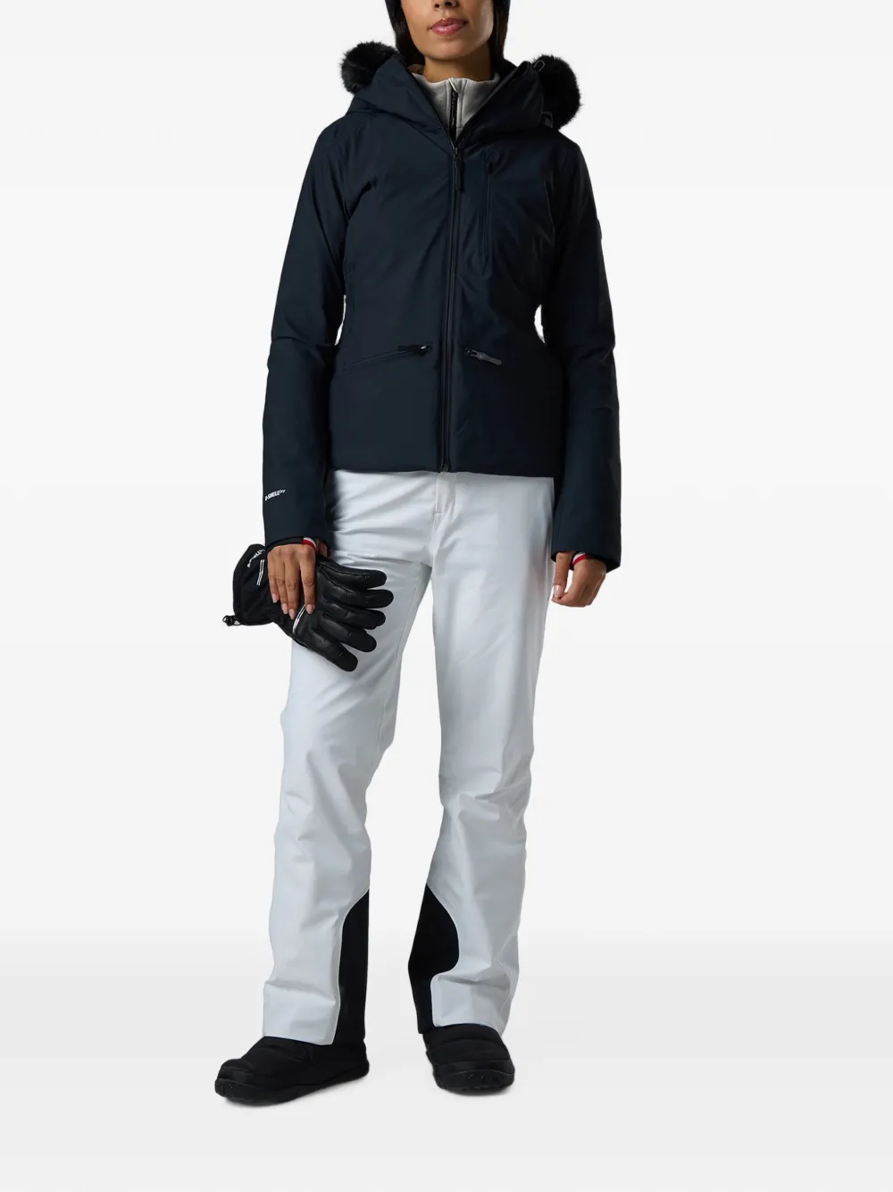 Rossignol Snowdazzle ski-jack met afwerking van imitatiebont Blauw