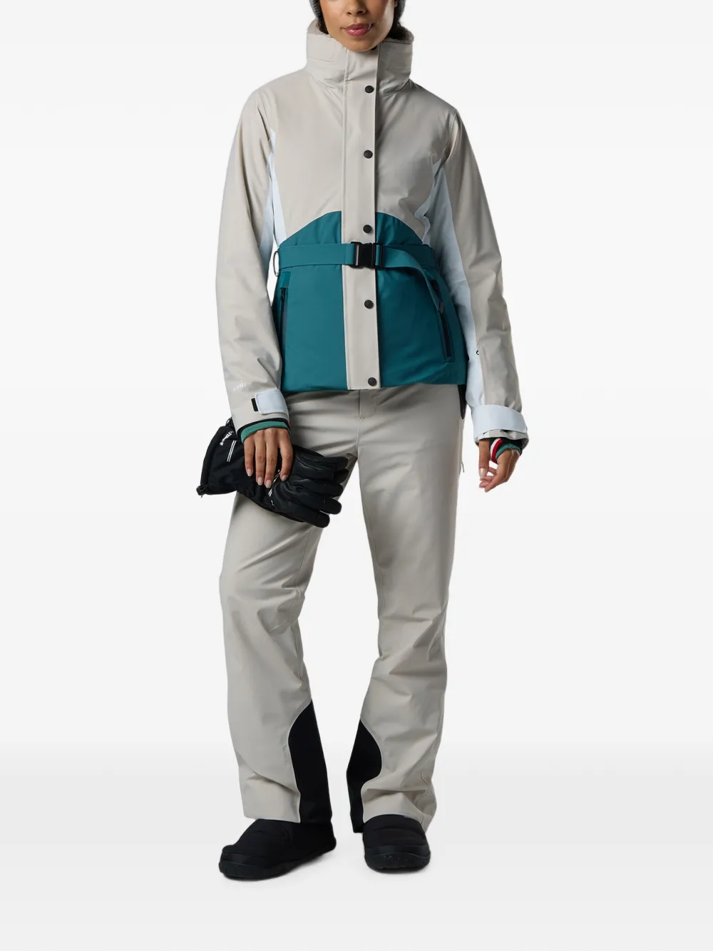 Rossignol Snowdazzle ski-jack met ceintuur Beige