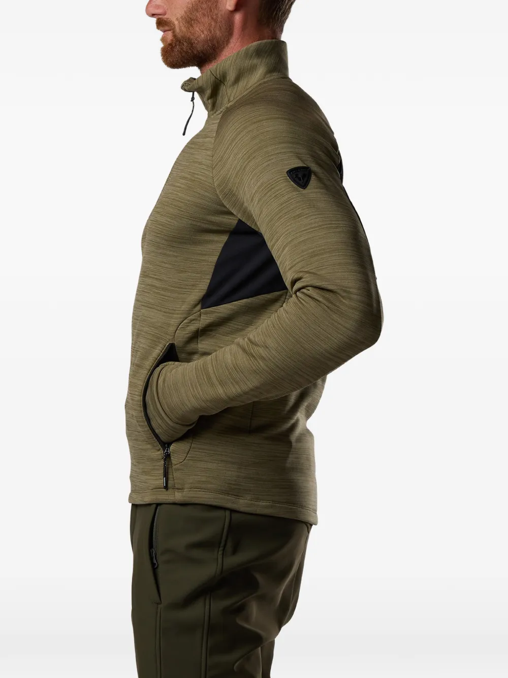 Rossignol Premium fleece tas met halve rits Groen