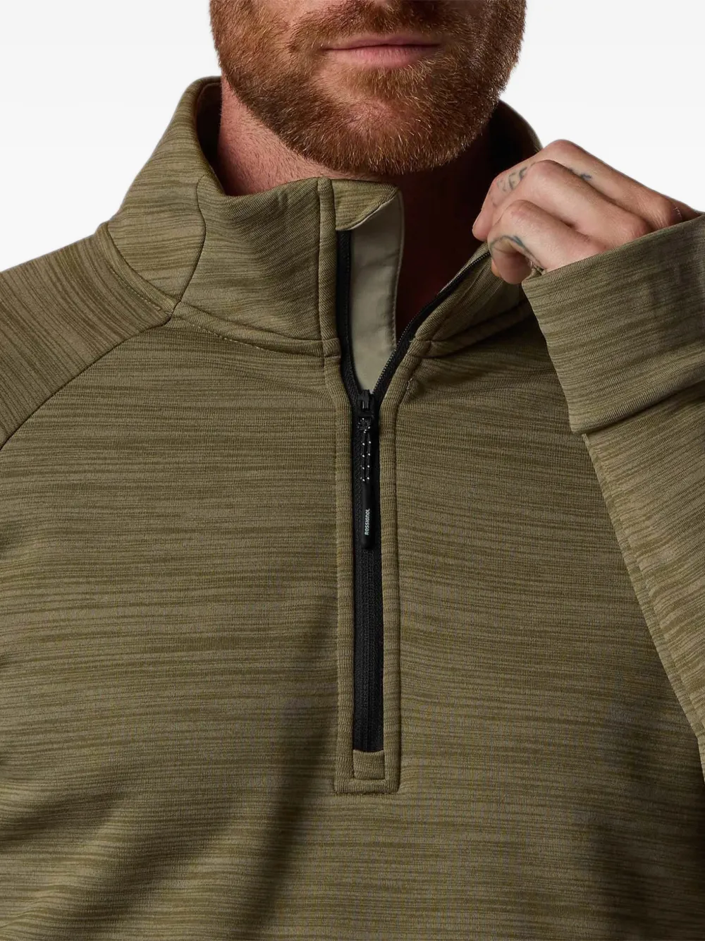 Rossignol Premium fleece tas met halve rits Groen