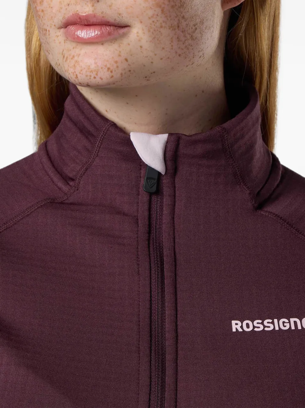 Rossignol Blackside fleece jack met rits Paars