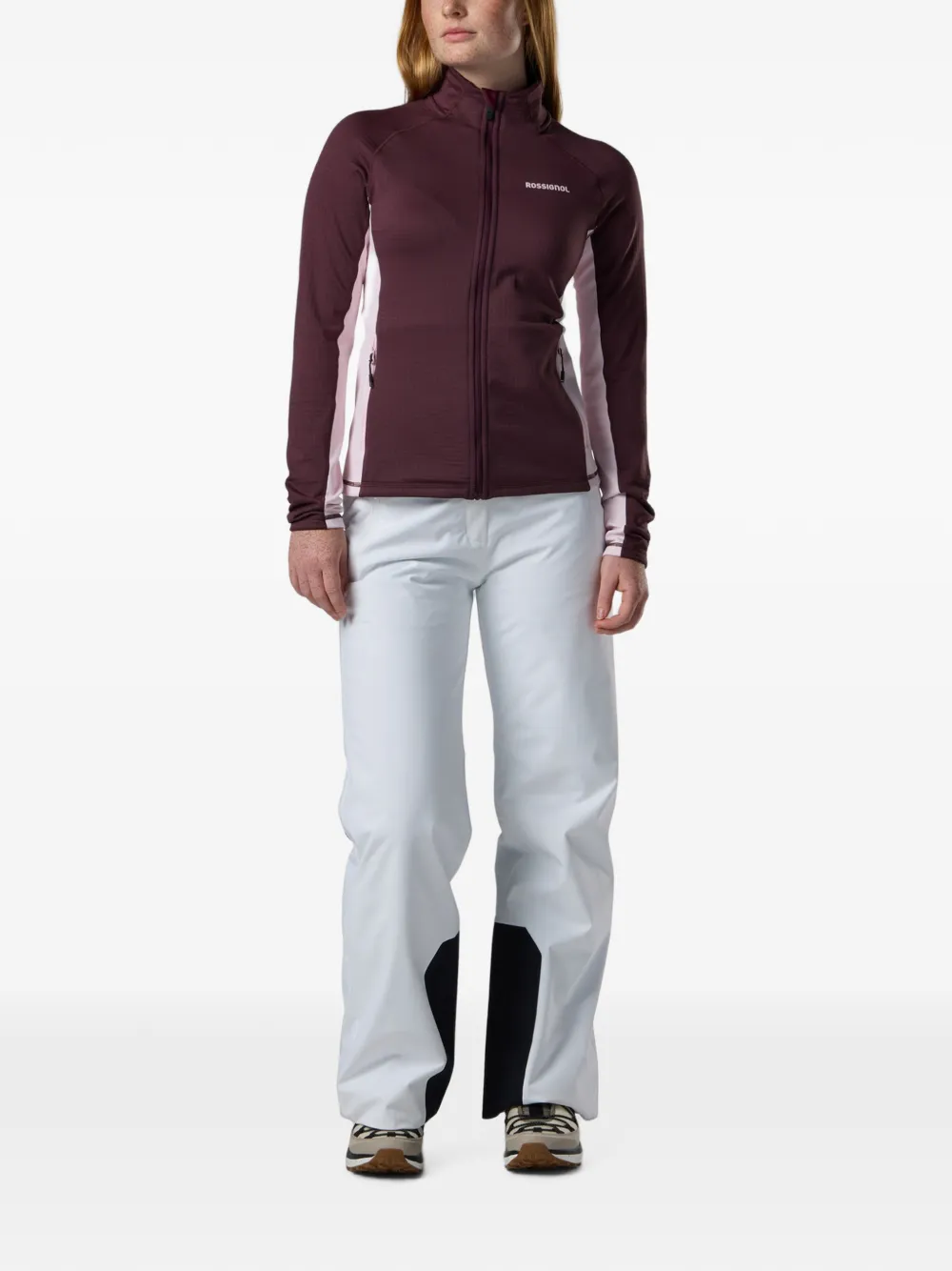 Rossignol Blackside fleece jack met rits Paars