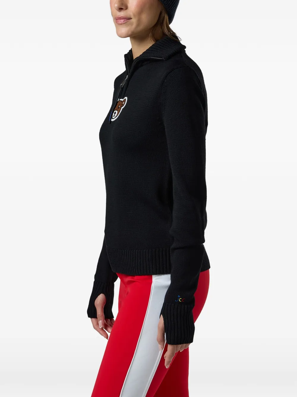 Rossignol JCC Teddy trui met kwartrits Zwart