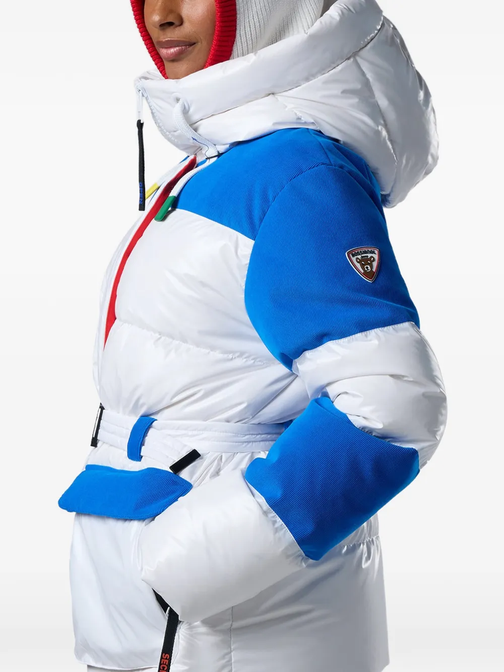 Rossignol JCC ribfluwelen donsjack Wit