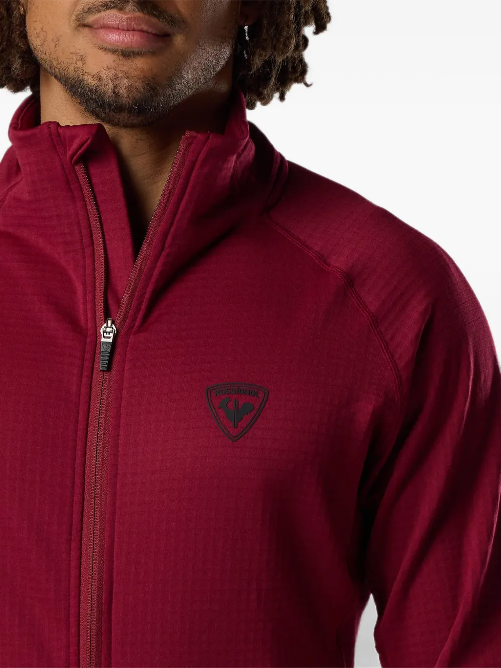 Rossignol Blackside fleece jack met rits Rood