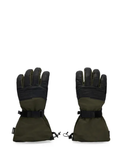 Rossignol leather mix ski gloves R-Shell Dry