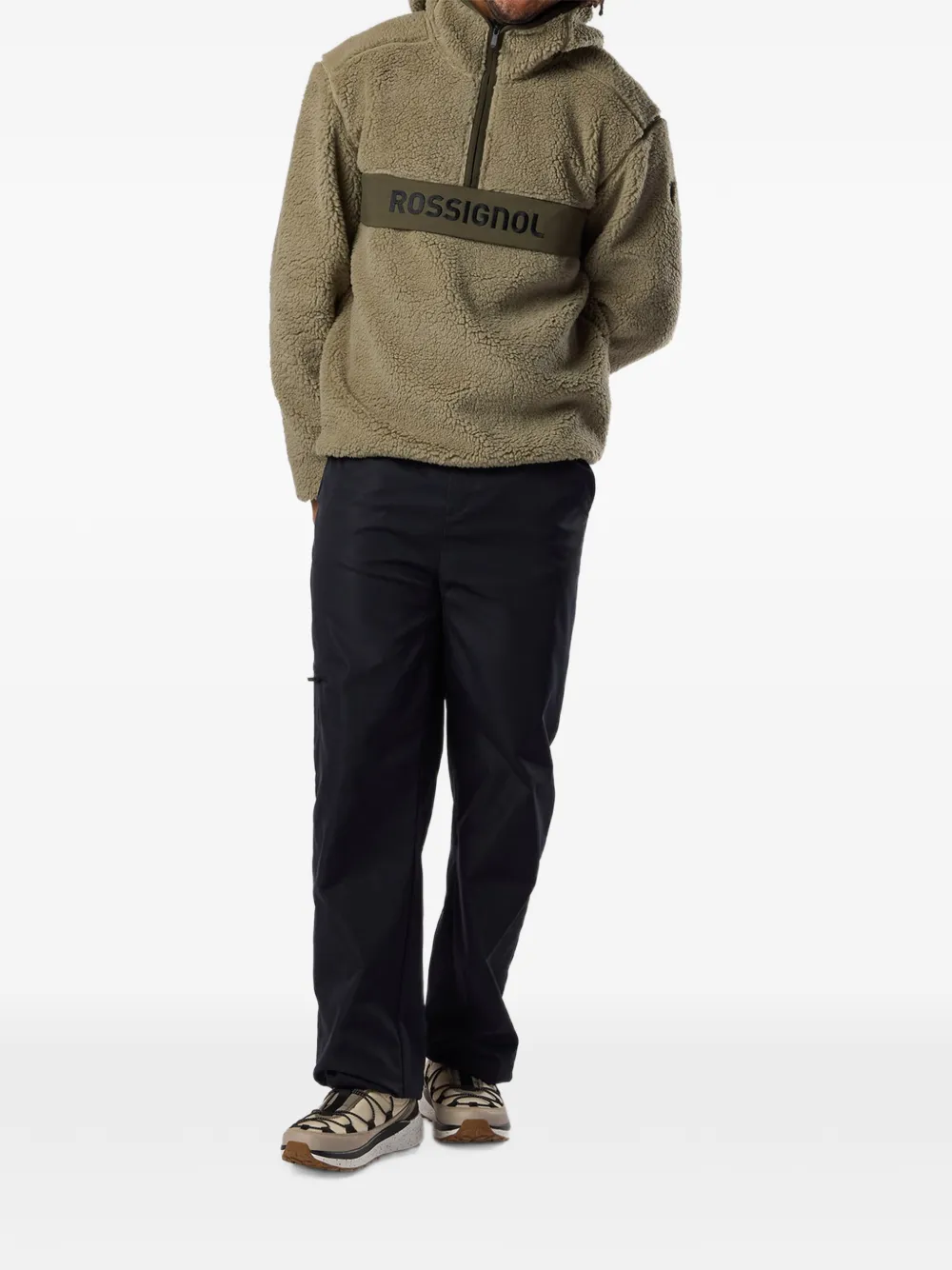 Rossignol Alltrack hoodie met logo-patch Beige