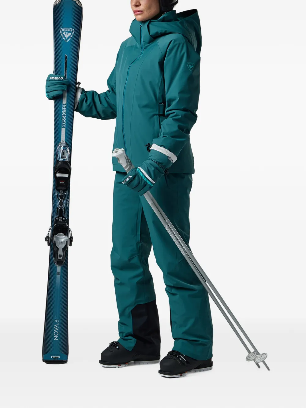 Rossignol Blackside geïsoleerd ski-jack Groen