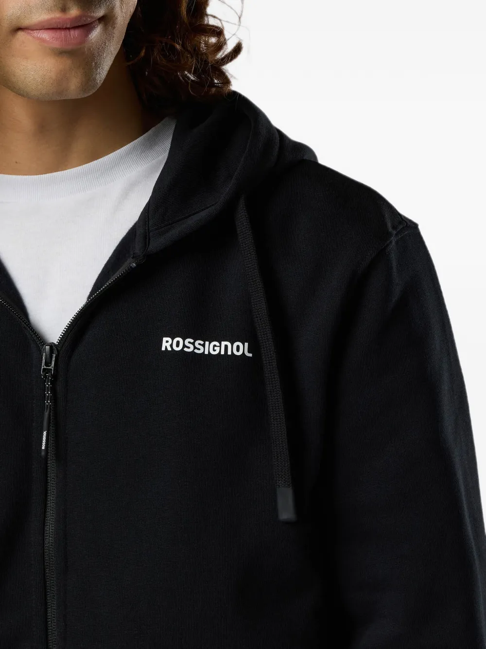 Rossignol Hoodie met volledige rits Zwart