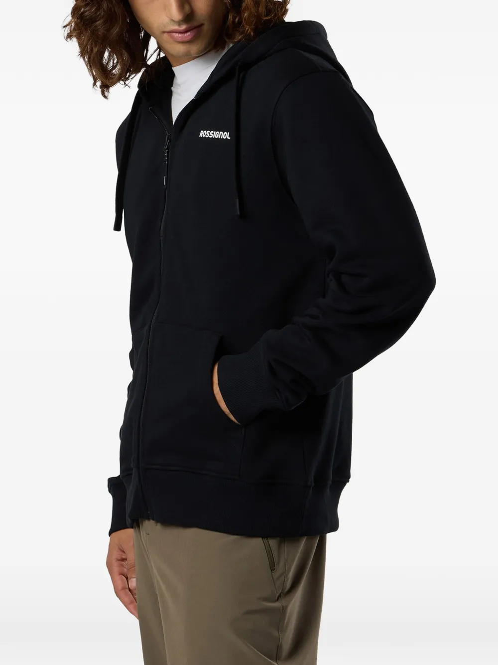 Rossignol Hoodie met volledige rits Zwart