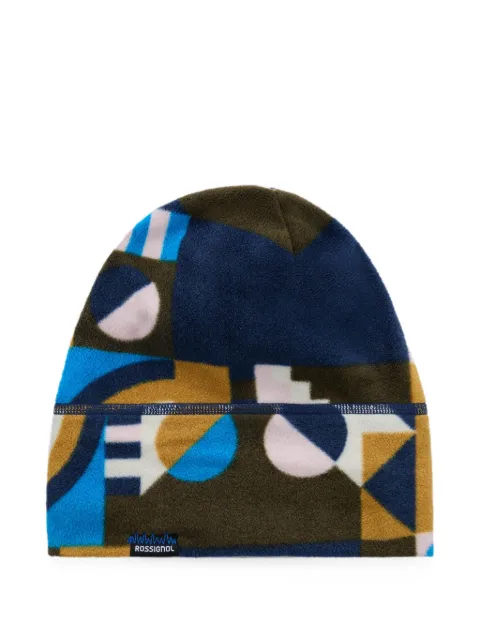 Rossignol Kids geometric-pattern beanie hat