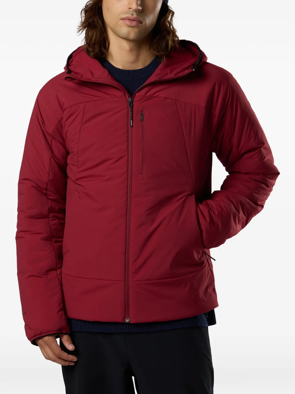 Rossignol Opside jack met capuchon Rood