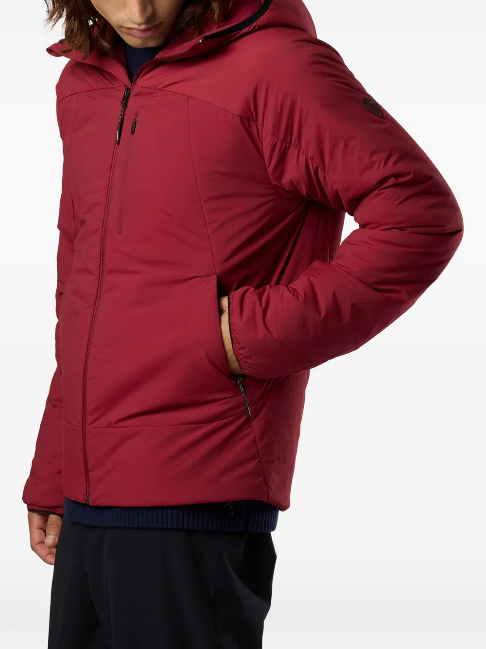 Rossignol Opside jack met capuchon Rood
