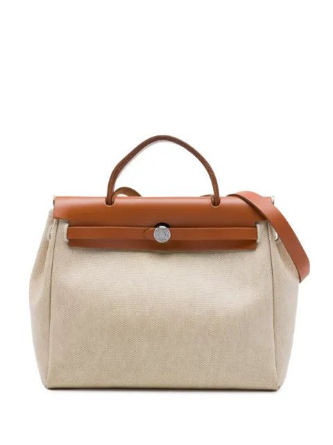 Hermès Pre-Owned 2002 Toile Herbag PM satchel