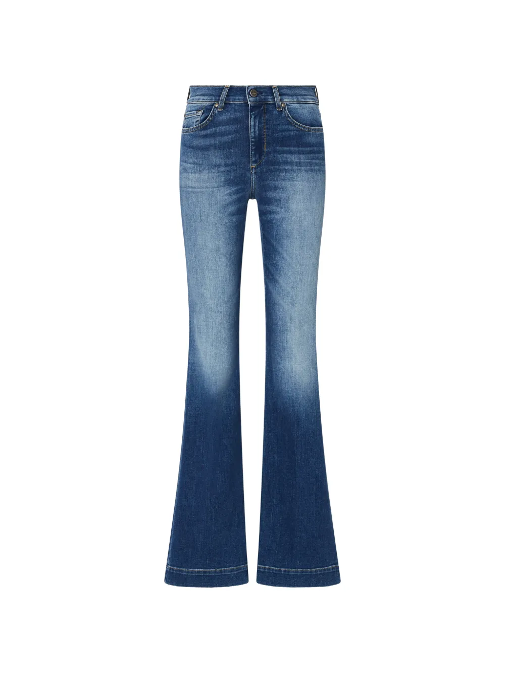 LIU JO flare jeans with rhinestones - Blu
