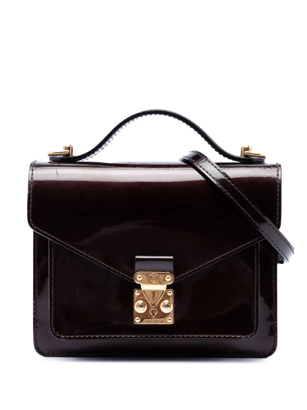 Louis Vuitton Pre-Owned 2012 Vernis Monceau BB satchel - Purple