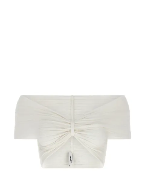 Antonino Valenti Ilenia off-the-shoulder ribbed top