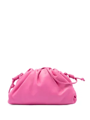 Bottega Veneta Pre-Owned Mini Pouch Clutch Bag | Purple | FARFETCH SG