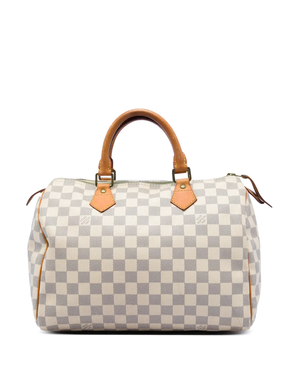 Louis Vuitton Pre-Owned 2014 Damier Azur Speedy Boston-Tasche 30cm - Weiß