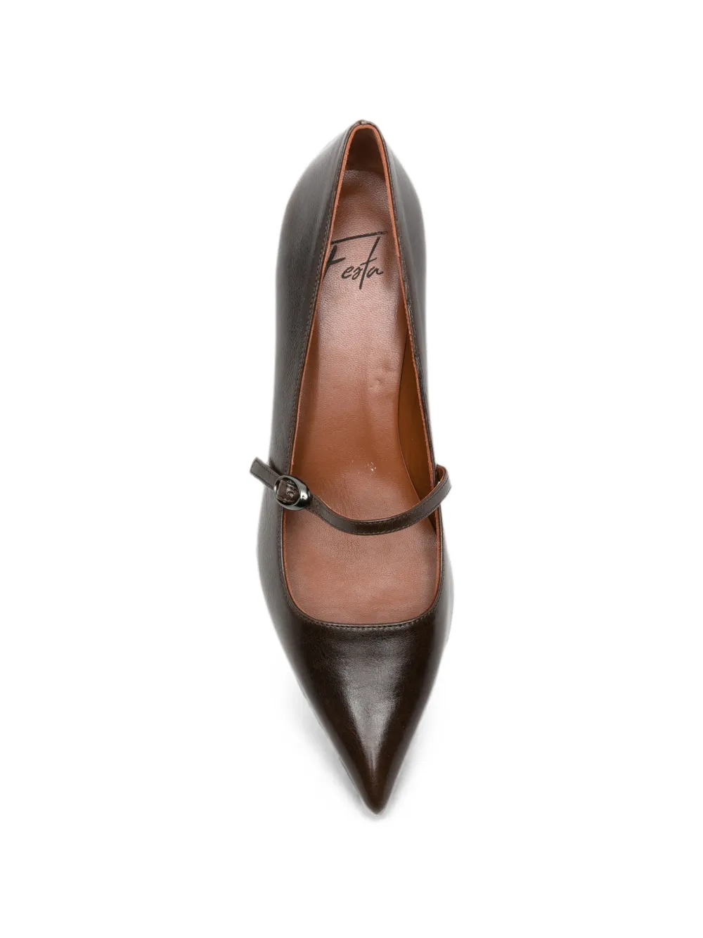Roberto Festa Aristea buckle-strap leather pumps Bruin